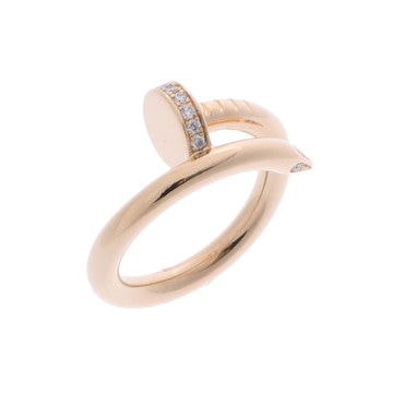 カルティエ ジュストアンクルリング #48 ゴールド CRB4216948 K18イエローゴールド YG レディース ジュエリー 【中古】【jewelry】