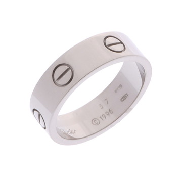 LOVE（Cartier） カルティエ ラブリング 3Pダイヤモンド ハーフ