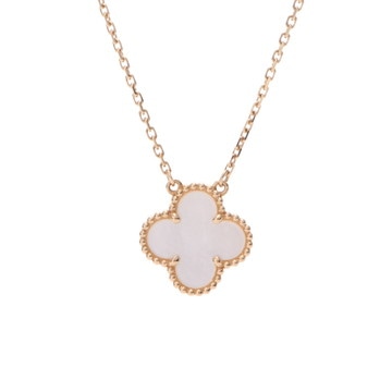 ヴァン クリーフ&アーペル ヴィンテージアルハンブラ ネックレス ゴールド VCARA45900 K18イエローゴールド YG レディース ジュエリー 【中古】【jewelry】