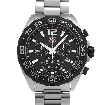 タグ ホイヤー フォーミュラ1 クォーツ クロノグラフ CAZ1010.BA0842 ブラック メンズ 時計 【中古】【wristwatch】