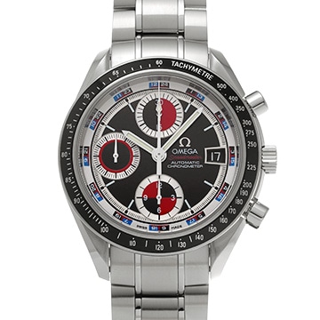 オメガ スピードマスター デイト 3210.52 ブラック/レッド メンズ 時計 【中古】【wristwatch】