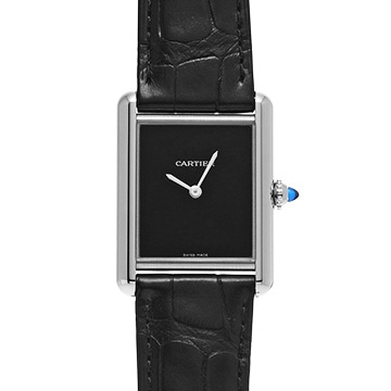 カルティエ タンク マスト ドゥ カルティエ LM WSTA0072 ブラックラッカー メンズ 時計 【中古】【wristwatch】