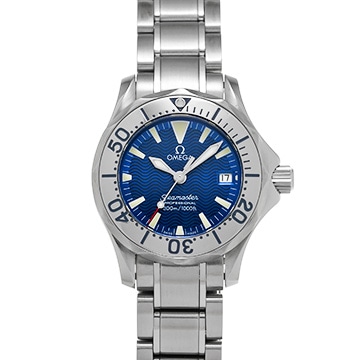 オメガ シーマスター 300 2283.80 ブルー レディース 時計 【中古】【wristwatch】