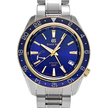 グランドセイコー スポーツコレクション スプリングドライブ GMT SBGE248 ブルー メンズ 時計 【中古】【wristwatch】