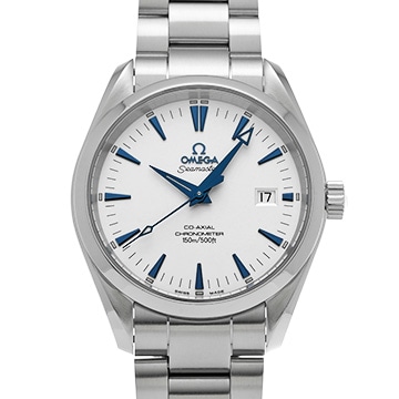 オメガ シーマスター アクアテラ コーアクシャル 2503.33 ホワイト メンズ 時計 【中古】【wristwatch】