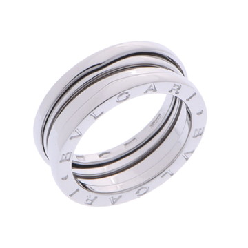 ブルガリ B.ZERO1リング #55 シルバー K18ホワイトゴールド WG レディース ジュエリー 【中古】【jewelry】