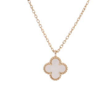 ヴァン クリーフ&アーペル スウィートアルハンブラ ネックレス ゴールド K18イエローゴールド YG レディース ジュエリー 【中古】【jewelry】