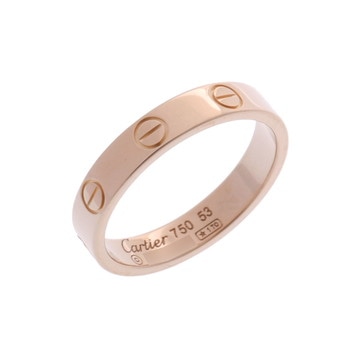 カルティエ ミニラブリング #53 ゴールド K18ピンクゴールド PG レディース ジュエリー 【中古】【jewelry】