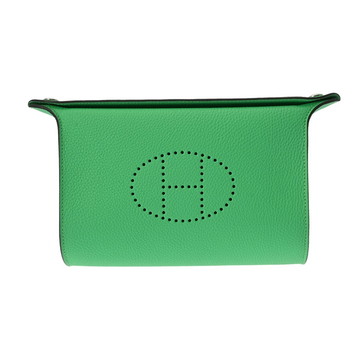 エルメス ヴィドポッシュ ヴェールコミック トゴ ユニセックス バッグ 【未使用】【bag】