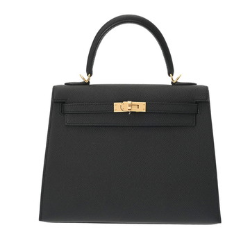 エルメス ケリー 25 外縫い 2WAY ブラック ヴォーエプソン レディース バッグ 【未使用】【bag】