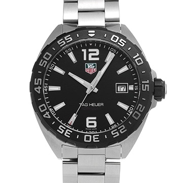 タグ ホイヤー フォーミュラ1 クォーツ WAZ1110.BA0875 ブラック メンズ 時計 【中古】【wristwatch】