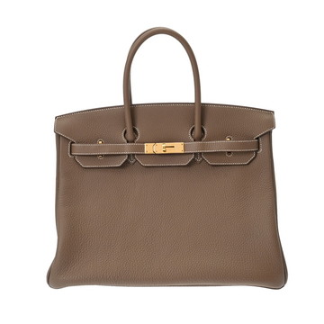 エルメス バーキン 35 エトゥープ トゴ ユニセックス バッグ 【中古】【bag】
