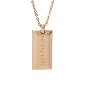 ブルガリ インゴット ネックレス ゴールド K18イエローゴールド YG レディース ジュエリー 【中古】【jewelry】