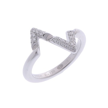 ルイ ヴィトン ヴォルト アップサイドダウン リング #48 シルバー K18ホワイトゴールド WG レディース ジュエリー 【中古】【jewelry】