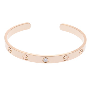 カルティエ ラブオープン ブレスレット #17 1PD ゴールド K18イエローゴールド YG レディース ジュエリー 【中古】【jewelry】