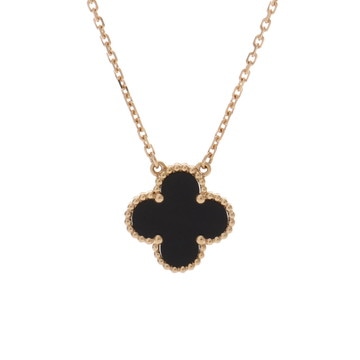 ヴァン クリーフ&アーペル ヴィンテージアルハンブラ ネックレス ゴールド K18イエローゴールド YG レディース ジュエリー 【中古】【jewelry】