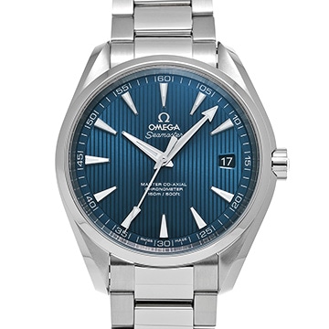 オメガ シーマスター アクアテラ マスターコーアクシャル 231.10.42.21.03.003 ブルー メンズ 時計 【中古】【wristwatch】