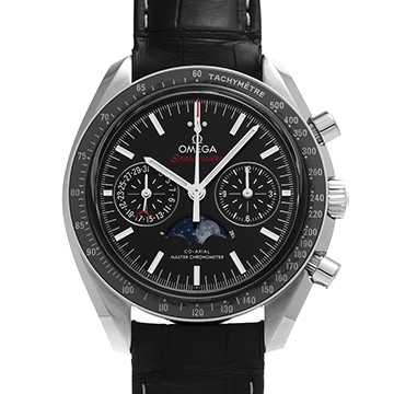 オメガ スピードマスター ムーンフェイズ コーアクシャル マスタークロノメーター 304.33.44.52.01.001 ブラック メンズ 時計 【中古】【wristwatch】