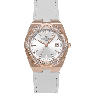 ヴァシュロン コンスタンタン オーヴァーシーズ クォーツ 1225V/000R-B592 シルバー レディース 時計 【中古】【wristwatch】