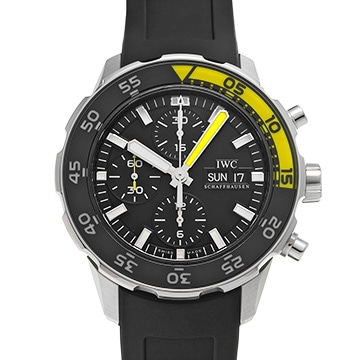 IWC アクアタイマー クロノグラフ IW376709 ブラック メンズ 時計 【中古】【wristwatch】
