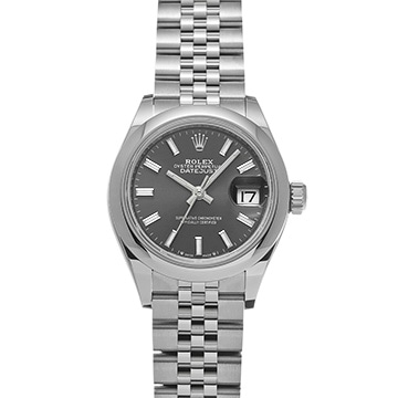 ロレックス レディ デイトジャスト 279160 グレー レディース 時計 【中古】【wristwatch】