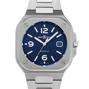 ベル＆ロス BR 05 ブルースチール BR05A-BLU-ST/SST ブルー メンズ 時計 【中古】【wristwatch】