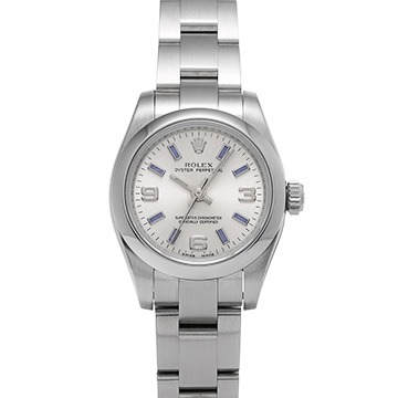 ロレックス オイスターパーペチュアル 26 176200 シルバー レディース 時計 【中古】【wristwatch】