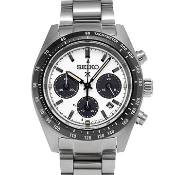 セイコー プロスペックス スピードタイマー SBDL085 ホワイト/ブラック メンズ 時計 【中古】【wristwatch】