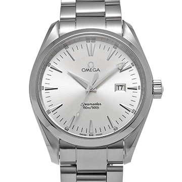 オメガ シーマスター アクアテラ クォーツ 2517.30 シルバー メンズ 時計 【中古】【wristwatch】