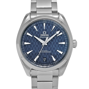 オメガ シーマスター アクアテラ コーアクシャル マスタークロノメーター 2020 東京オリンピック 522.12.41.21.03.001 ブルー メンズ 時計 【中古】【wristwatch】