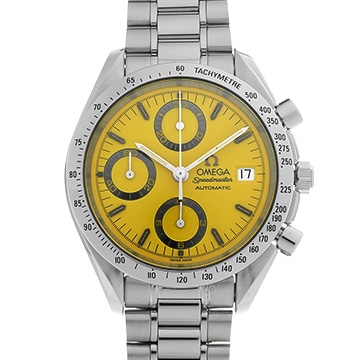オメガ スピードマスター デイト ミハエル・シューマッハ 1st 3511.12 イエロー メンズ 時計 【中古】【wristwatch】