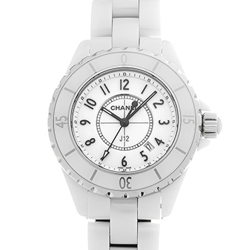 シャネル J12 33MM H0968 ホワイト レディース 時計 【中古】【wristwatch】