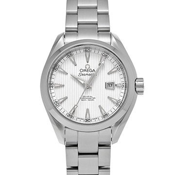 オメガ シーマスター アクアテラ コーアクシャル 231.10.34.20.04.001 ホワイト レディース 時計 【中古】【wristwatch】