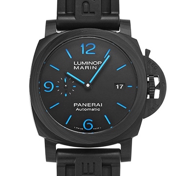 パネライ ルミノールマリーナ カーボテック PAM01661 ブラック メンズ 時計 【中古】【wristwatch】