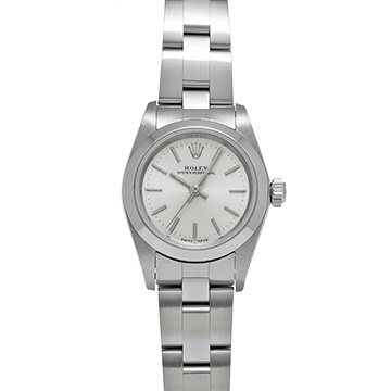 ロレックス オイスターパーペチュアル 76080 シルバー レディース 時計 【中古】【wristwatch】