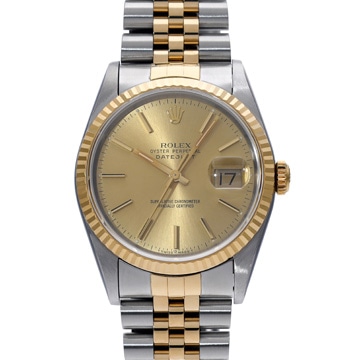 ロレックス デイトジャスト 16233 シャンパン メンズ 時計 【中古】【wristwatch】