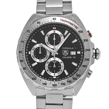 タグ ホイヤー フォーミュラ1 キャリバー16 クロノグラフ CAZ2010.BA0876 ブラック メンズ 時計 【中古】【wristwatch】