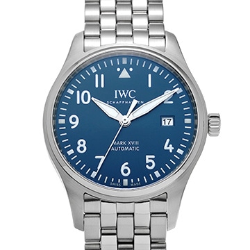 IWC マークXVIII マーク18 プティ・プランス IW327014 ブルー メンズ 時計 【中古】【wristwatch】