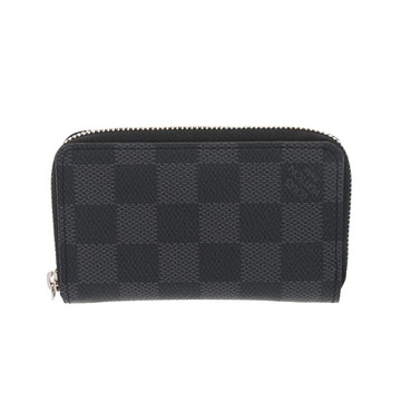 ルイ ヴィトン ダミエグラフィット ジッピー コインパース ブラック M63076 ダミエキャンバス ユニセックス 財布 【中古】【purse】