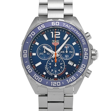 タグ ホイヤー フォーミュラ1 クォーツ クロノグラフ CAZ1014.BA0842 ブルー メンズ 時計 【中古】【wristwatch】