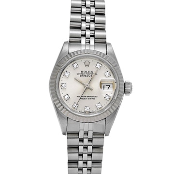 ロレックス デイトジャスト 69174G シルバー/ダイヤモンド レディース 時計 【中古】【wristwatch】