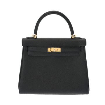 エルメス ケリー 25 内縫い 2WAY ブラック トゴ レディース バッグ 【未使用】【bag】