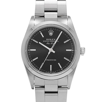 ロレックス エアキング 14000 ブラック メンズ 時計 【中古】【wristwatch】