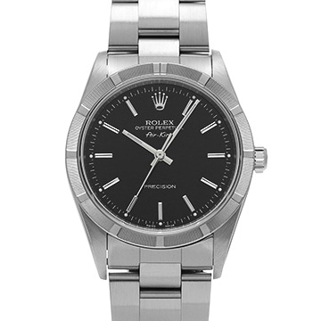 ロレックス エアキング 14010 ブラック メンズ 時計 【中古】【wristwatch】