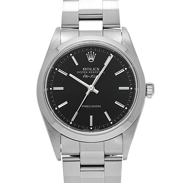ロレックス エアキング 14000 ブラック メンズ 時計 【中古】【wristwatch】