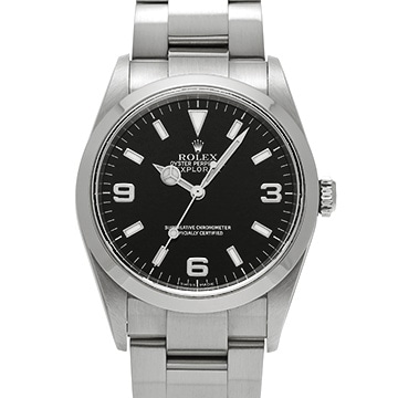ロレックス エクスプローラー 114270 ブラック メンズ 時計 【中古】【wristwatch】