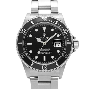 ロレックス サブマリーナ デイト 16610 ブラック メンズ 時計 【中古】【wristwatch】