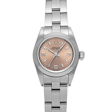 ロレックス オイスターパーペチュアル 67180 ピンク レディース 時計 【中古】【wristwatch】
