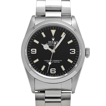 ロレックス エクスプローラー 14270 ブラック メンズ 時計 【中古】【wristwatch】