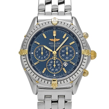 ブライトリング シャドウ フライバック クロノグラフ S351C17PA ブルー メンズ 時計 【中古】【wristwatch】